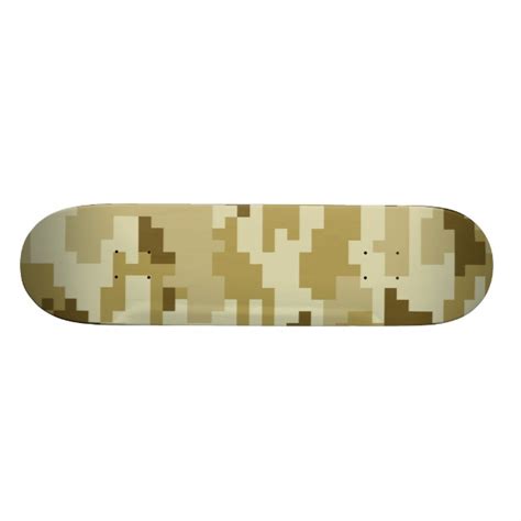 8 Bit Pixel Desert Camouflage Camo Skateboard Lab Skateboarding Inc