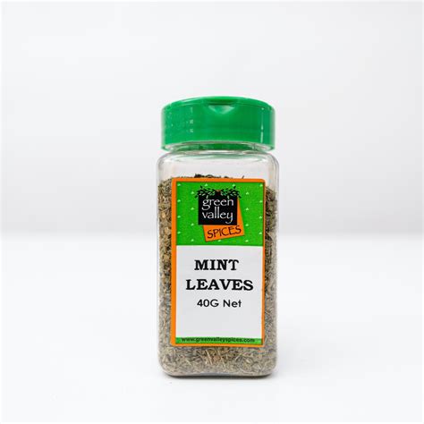 Shaker Jar Mint Leaves Green Valley Spices Online Store