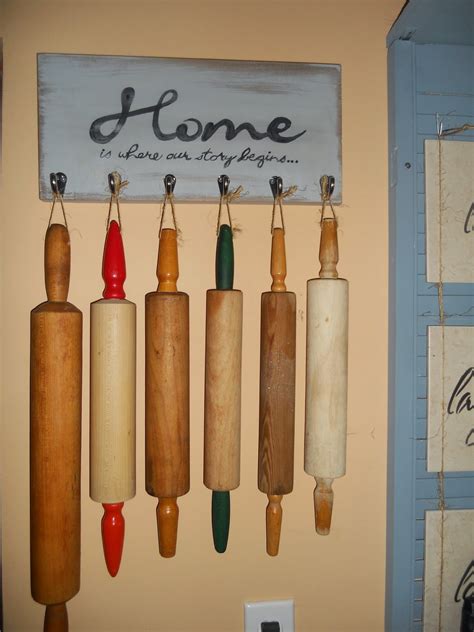 Yesterday And Today Rolling Pins Display