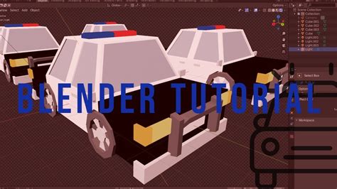 Make A Police Car In Blender Low Poly Animated Awesomeness No