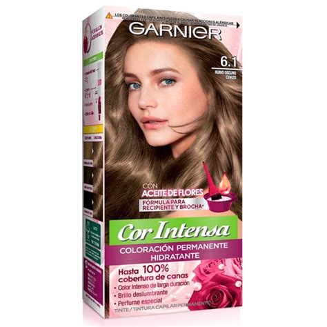 Garnier Kit Coloracion Cor Intensa 6 1 Rubio Oscuro Ceniza Loreal