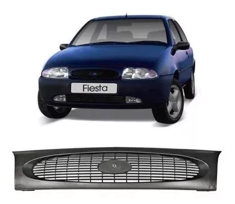 Grade Frontal Radiador Ford Fiesta Courier Preta