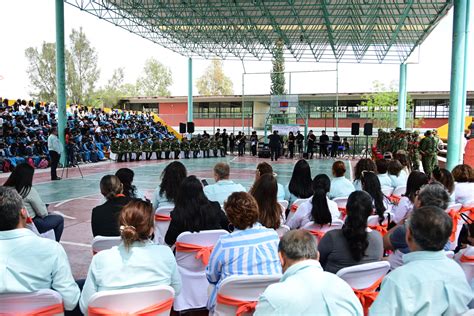 Sección 26 del SNTE conmemoró en la Secundaria General Justo A