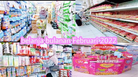 Belanja Bulanan February Grocery Shopping Indonesia Youtube