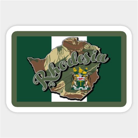 Rhodesian Flag - Rhodesia - Sticker | TeePublic