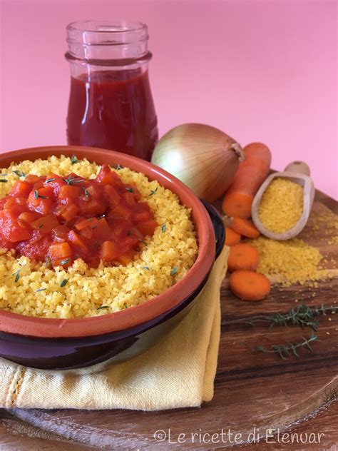 Cous Cous Di Mais Con Sugo Di Carote Ricetta Senza Glutine