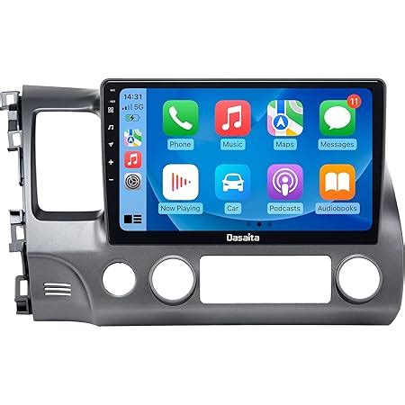 Maxtrons Reproductor de radio estéreo para coche DVD y GPS para Honda