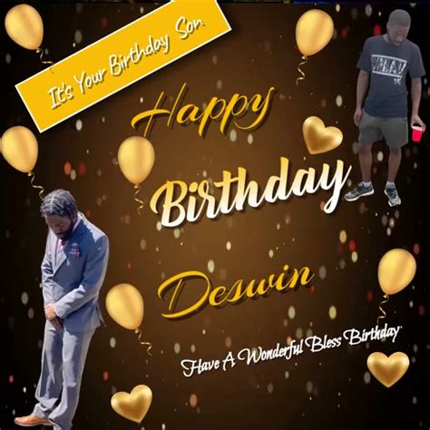uhappy birthday deswin postermywall