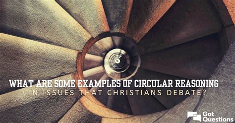 What are some examples of circular reasoning in issues that Christians ...