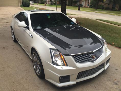 New Carbon Hood Installled Page Cadillac Cts V Forum