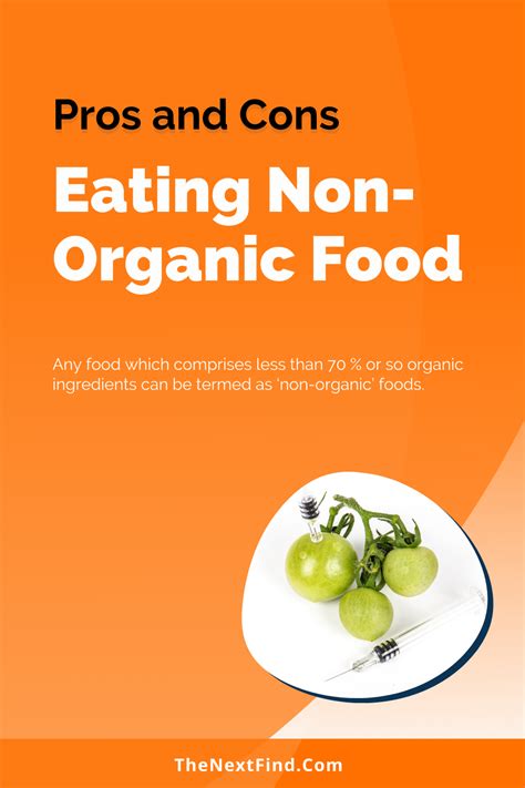 Pros And Cons Of Eating Non Organic Food