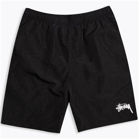 Stüssy Mens Black Shorts Depop