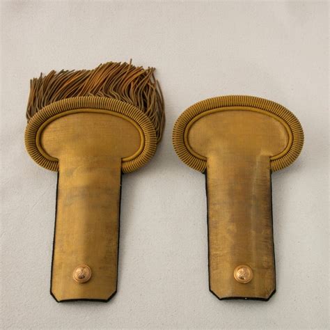 Late 19th Century French Napoleon Iii Period Military Epaulettes In