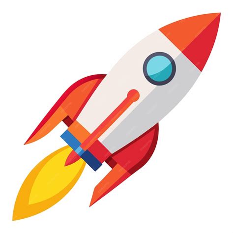 мультфильм о ракете иллюстрация рисунка | Премиум AI-сгенерированный вектор