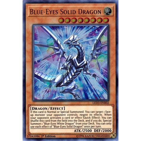 Achat Carte L Unit Led En Duellistes L Gendaires Le Dragon