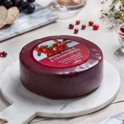 Somerdale Wensleydale Cranberries Wheel EURO USA