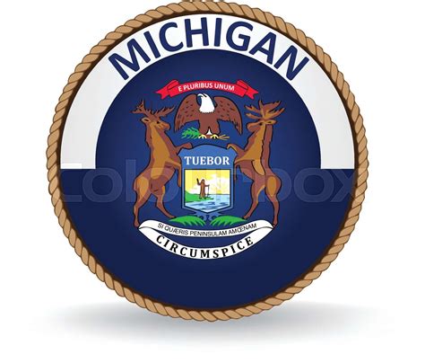 Michigan State Seal | Stock vector | Colourbox