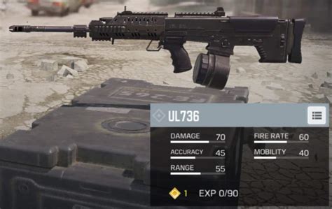 UL736 Stats Best Class Setups Attachments COD Mobile Kavo Gaming