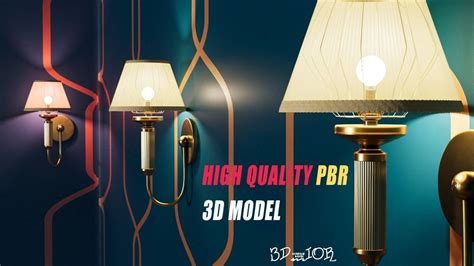 Old Classic Wall Lamp 3d Model Cgtrader