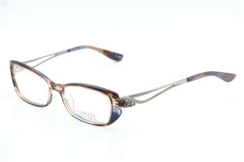 New Badgley Mischka Giselle Slate Slt Eyeglasses Authentic Frames Rx 52 16 Ebay