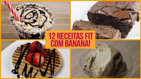 Receitas Fit Com Banana 12 Receitas Fitness Fáceis Com Banana Sem