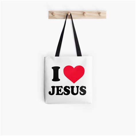 I Love Jesus Tote Bag By Freestyleink Redbubble