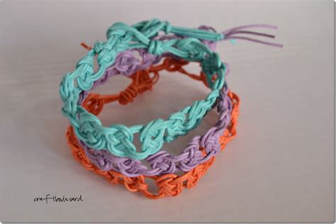 Craft Boulevard Macrame Bracelets