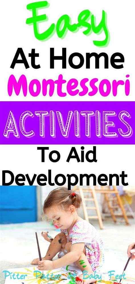 At home montessori activities to aid development – Artofit