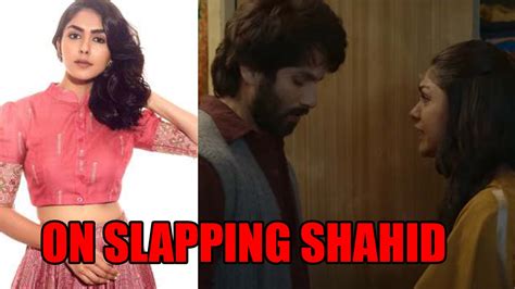 Mrunal Thakur Opens Up On Slapping Shahid Kapoor In Jersey See Her