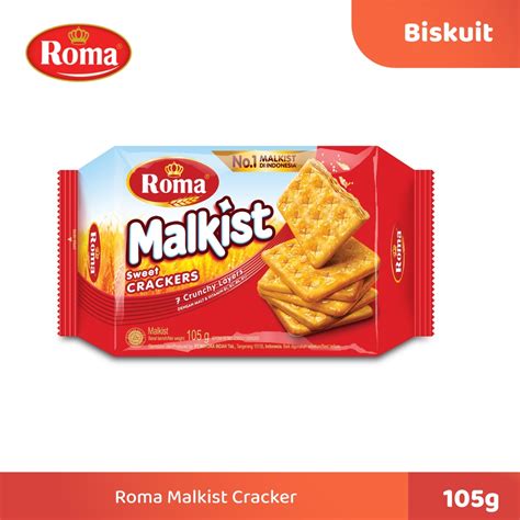 Jual Roma Malkist Cracker 105 Gram Shopee Indonesia