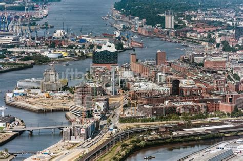 Hamburg Aus Der Vogelperspektive Baustelle Zum Neubau Einer Wohnanlage