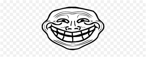 Lol Face Png Picture Troll Face Front View Emojitroll Face Text