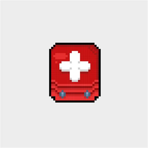 Medical Box In Pixel Art Style 20577094 Vector Art At Vecteezy