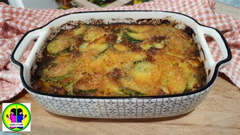 Pasticcio Di Zucchine Ricetta Vegetariana Youtube