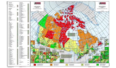 Map Of Canada Percentage Of Voter Turnout For The 41st General