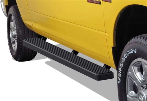 Aps Iboard Running Boards 5 Inch Matte Black Custom Fit 2010 2020 Ram 2500 3500 Mega Cab Pickup