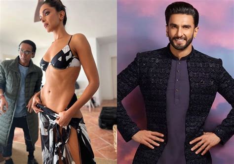 Ranveer Singh Commented On His Wife Deepika Padukone Bikini Photo रणवीर सिंह ने अपनी पत्नी