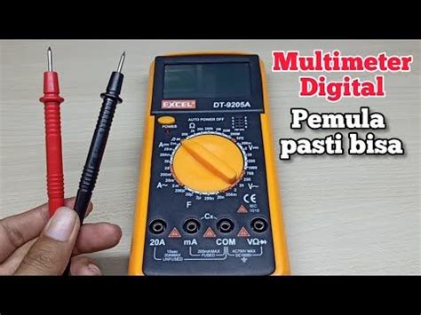 Cara Guna Multimeter Digital Gunagunavlog