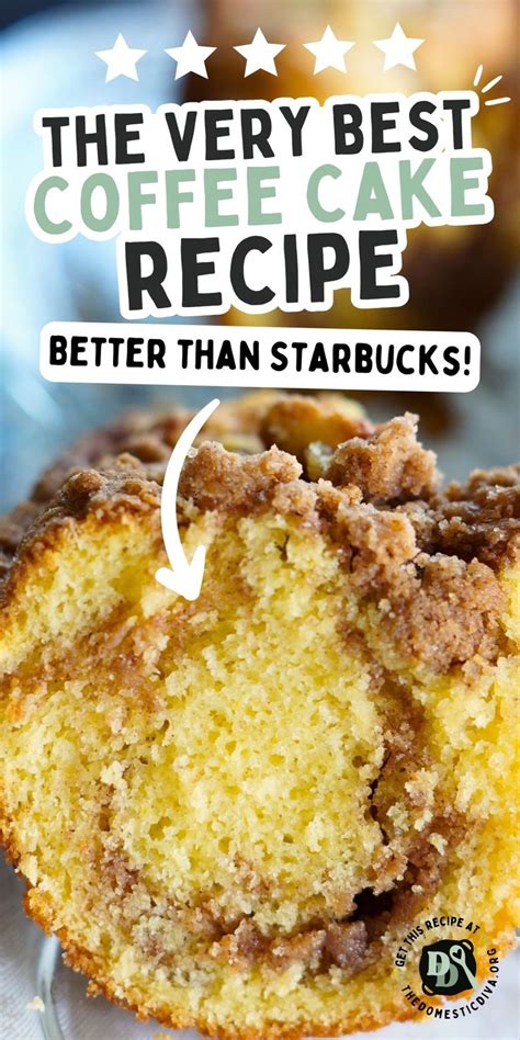 Best Ever Coffee Cake Recipe Using Yellow Box Cake Mix Better Than Starbucks The Ultimate