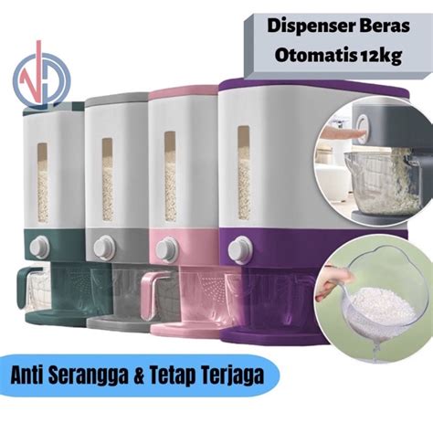 Jual Dispenser Beras Tempat Beras 12kg Shopee Indonesia