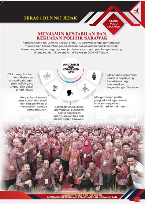 Manifesto Gps Pilihan Raya Kecil Dun 67 Jepak Suara Sarawak