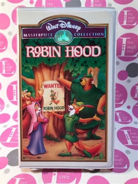 Walt Disney S Robin Hood Vhs Masterpiece Collection Clamshell Eur