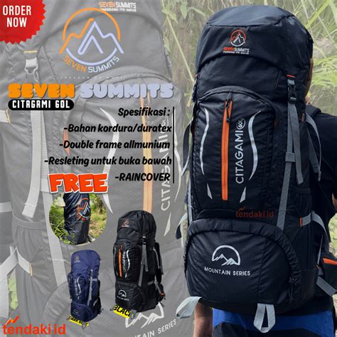 Jual CARRIER SEVEN SUMMITS CITAGAMI 60L FREE RAINCOVER Tas Carrier