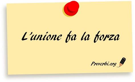 Perch Si Dice Lunione Fa La Forza Proverbi Citazioni Sagge