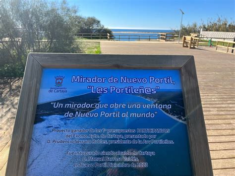 Vecinos De Cartaya Y Visitantes Ya Disfrutan Del Nuevo Mirador De Nuevo