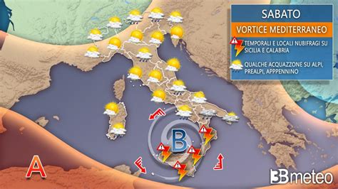 Meteo Nuovo Vortice Temporalesco In Rotta Verso L Italia Nel Weekend