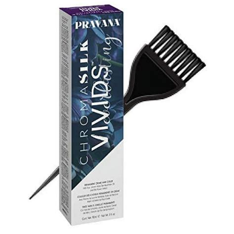 Pravana Chromasilk Vivids Everlasting Permanent Creme Hair Color Dye Wsleek Tint Brush Cream