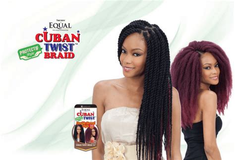 Freetress Equal Synthetic Hair Braids Double Strand Style Cuban Twist Braid 16″ Staten Island