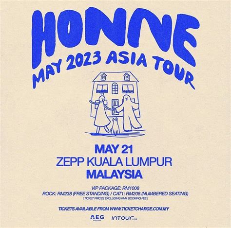 Honne Asia Tour Zepp Kl Rock Zone X Tickets Vouchers Event