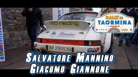 Rally Di Taormina Salvatore Mannino Giacomo Giannone Porsche